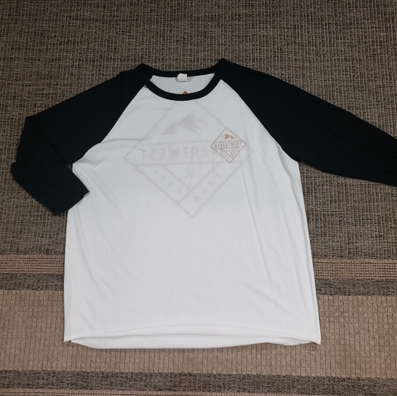 Shirts Mens Depart West Xxl Baseball Style Tee Shirt Poshmark